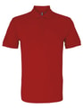 Heren Polo Asquith & Fox Classic Fit Cherry Red